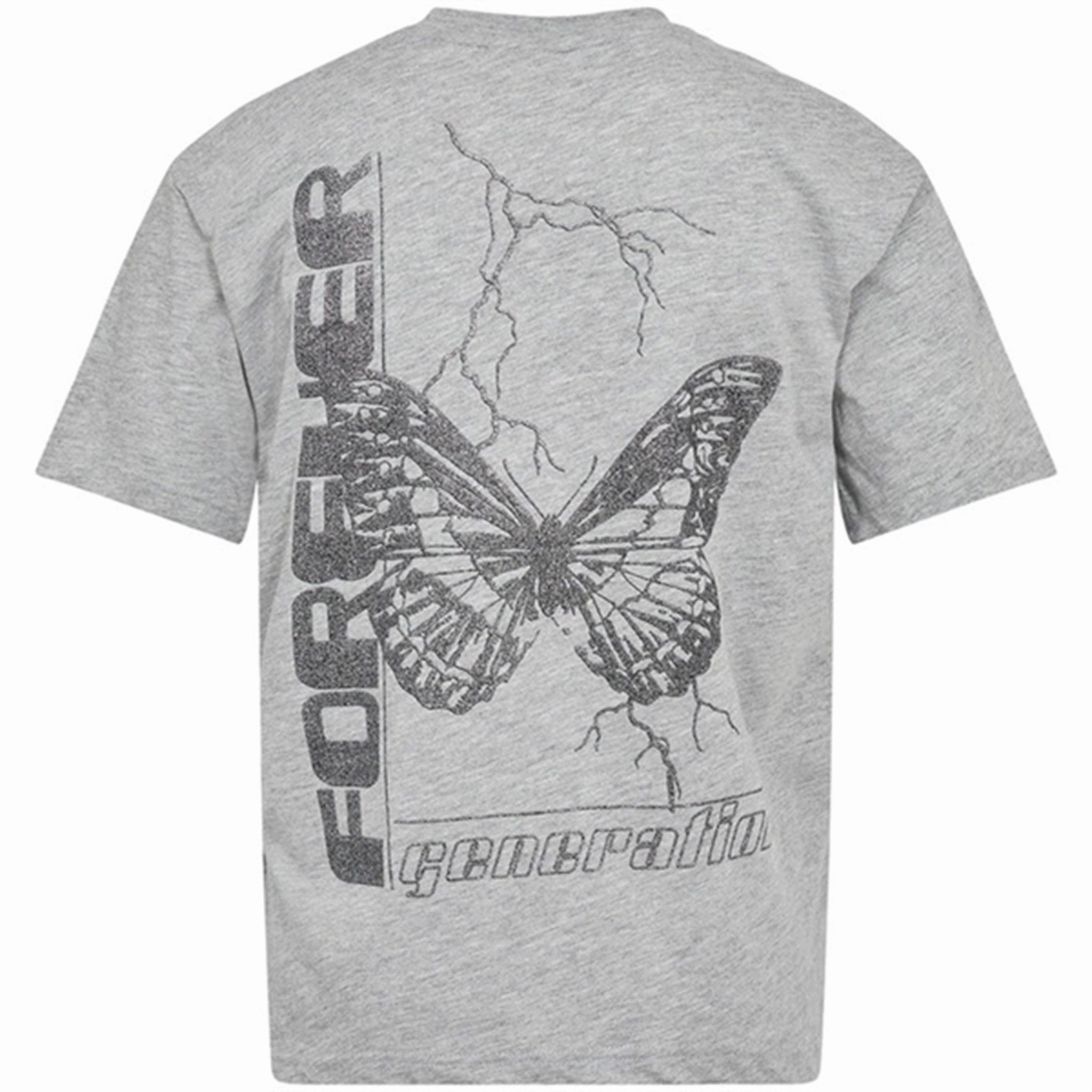 Sofie Schnoor Grey Mel T-shirt Stone Wash Process