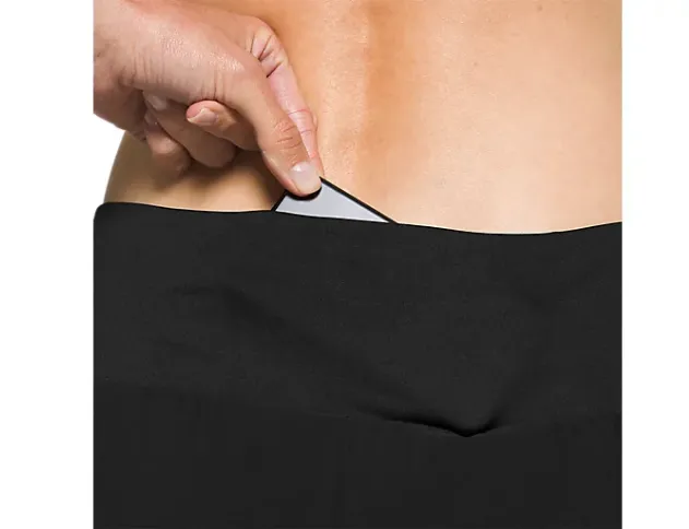 Ultra Breathable Summer Ready Asics pantaloncino da donna da corsa Road 3 2012A835 001 nero