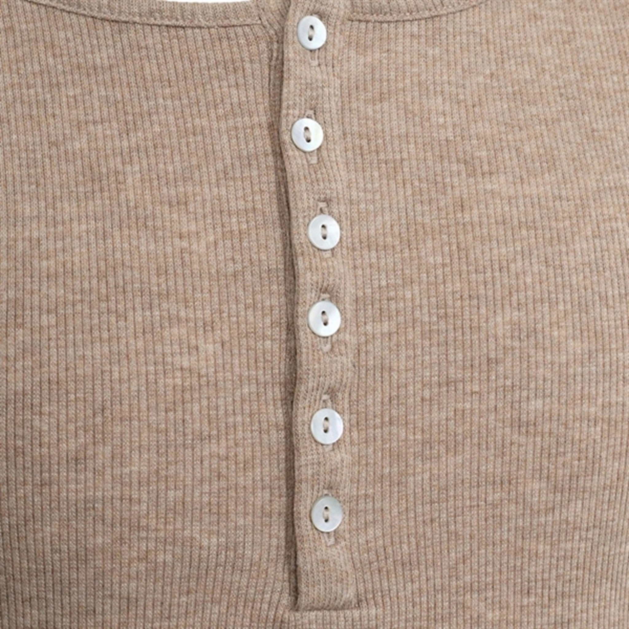 Classy Detail Statement Piece Sofie Schnoor Brown Melange Blouse