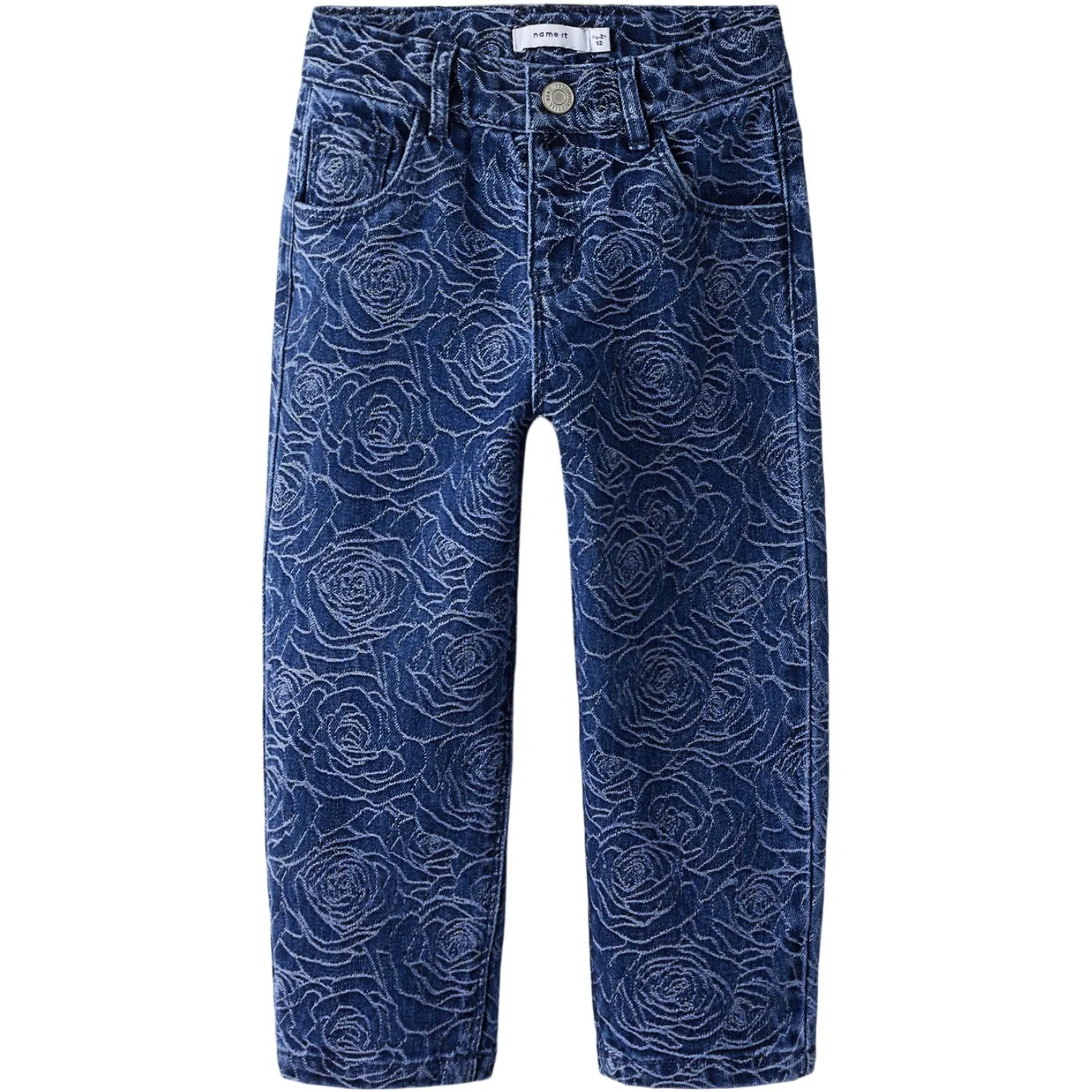 Name It Dark Blue Denim Nmfbella Mom Jeans 5005-Qj O All Fit Style Seasonal piece