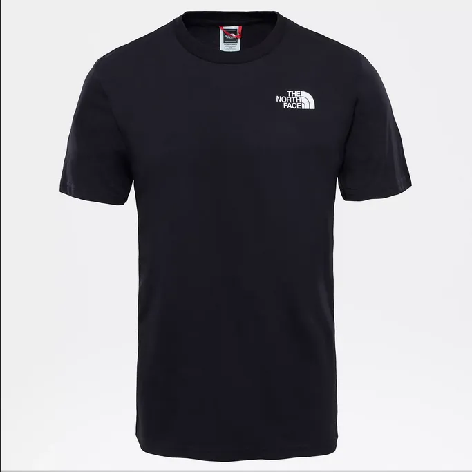 The North Face maglietta manica corte da uomo S/S Simple Dome NF0A2TX5JK31 nero Breathable Fit Wear Perfect Layer Wear