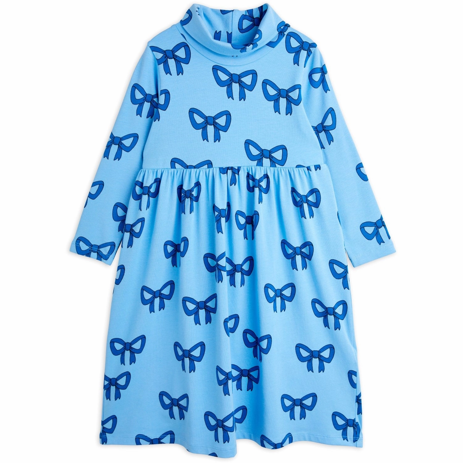 Stream Cut Flower Grace Mini Rodini Blue Bow Aop Dress