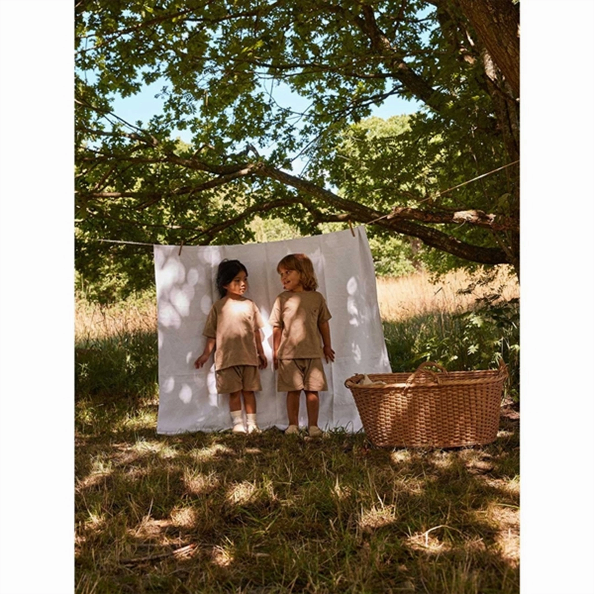 SoftenedTexturedWeave WrinkleResistant Texture Lil'Atelier Croissant Haven T-Shirt