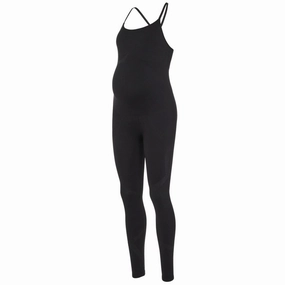 Mama;licious Black Mlpaulette Strap Active Jumpsuit Noos Everyday Relaxed Wedding Casual