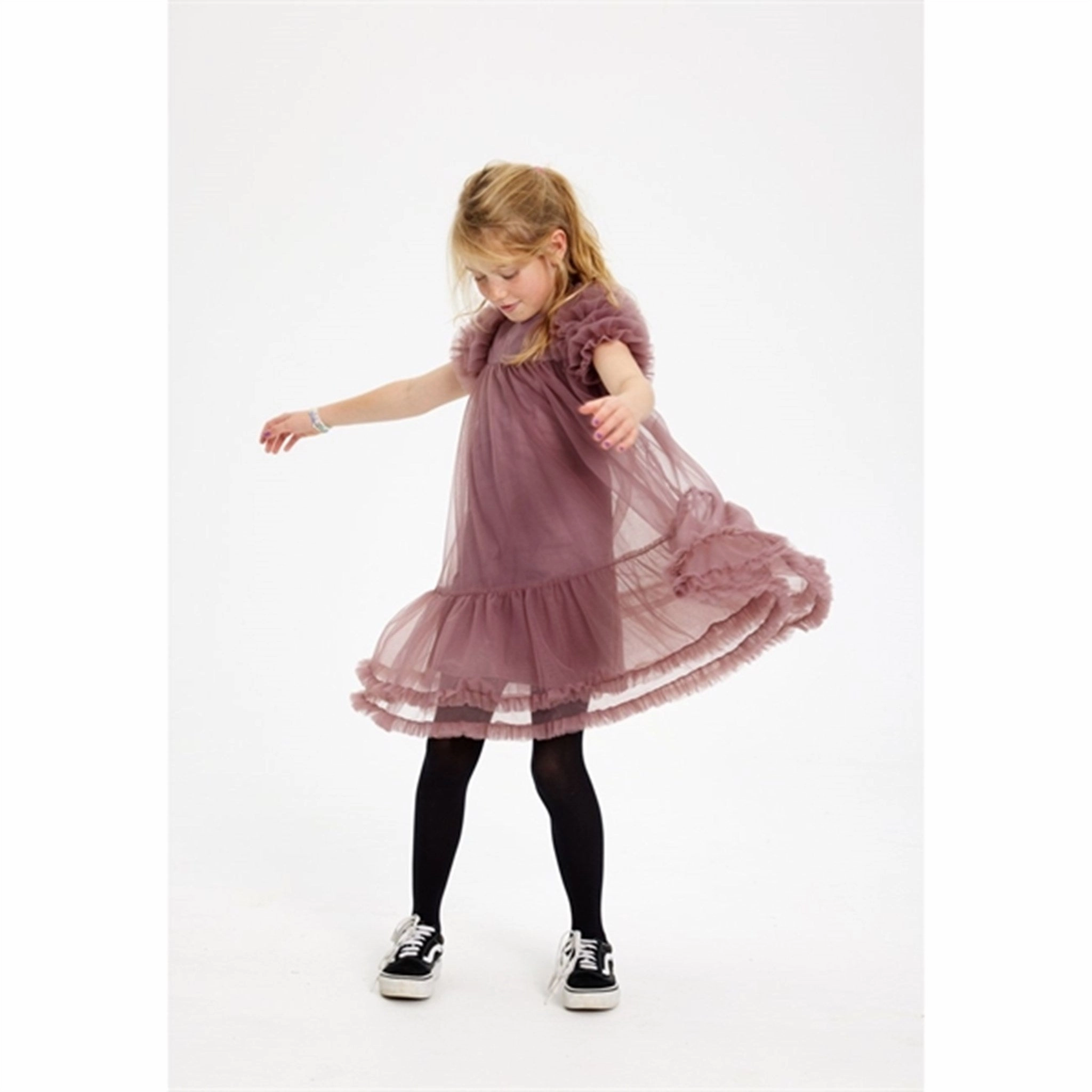 The New Nostalgia Rose Helen Dress Easy Draping Soft Detail