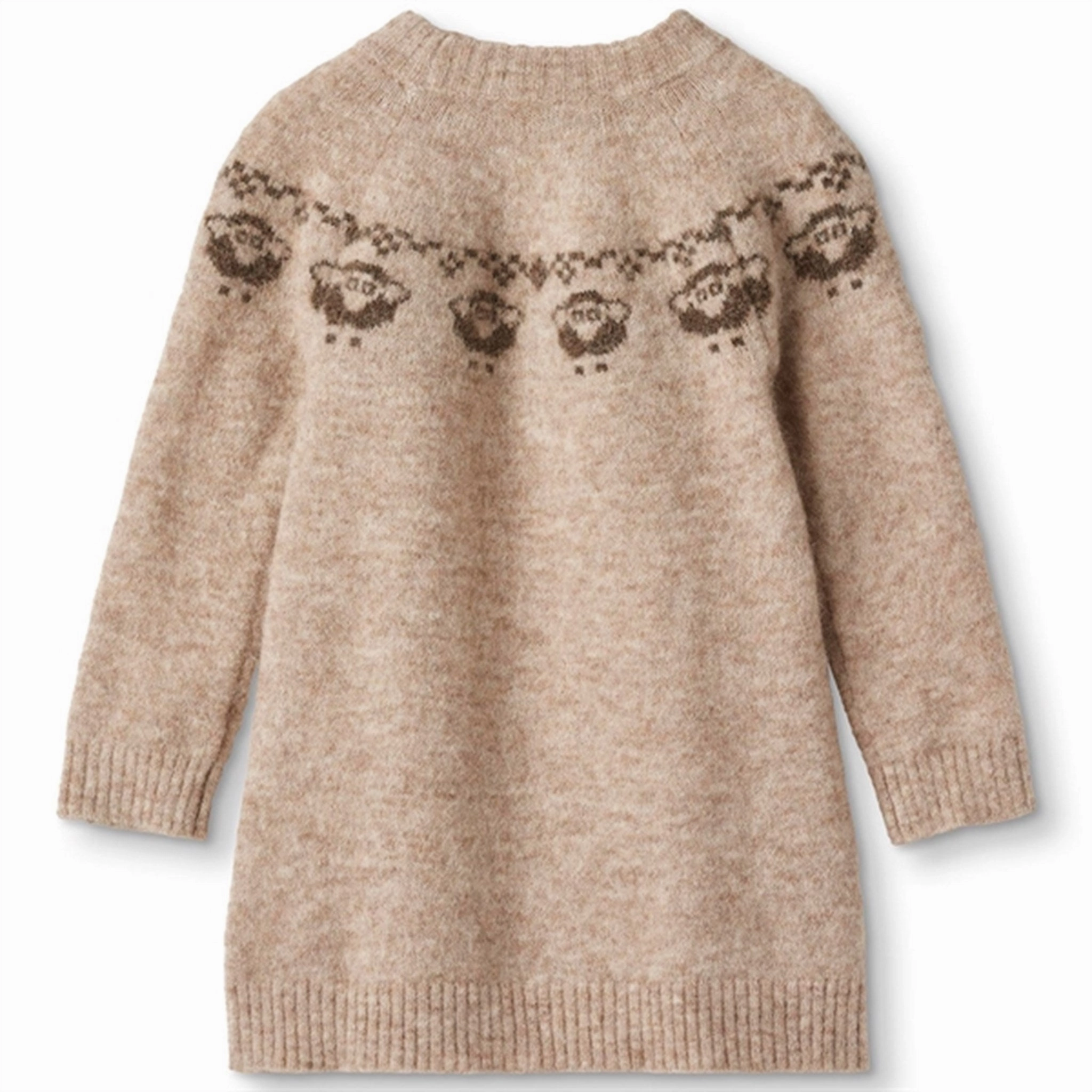 Fliink Amphora Sheep Pattern Star Dress Slim Touch Modern Appeal