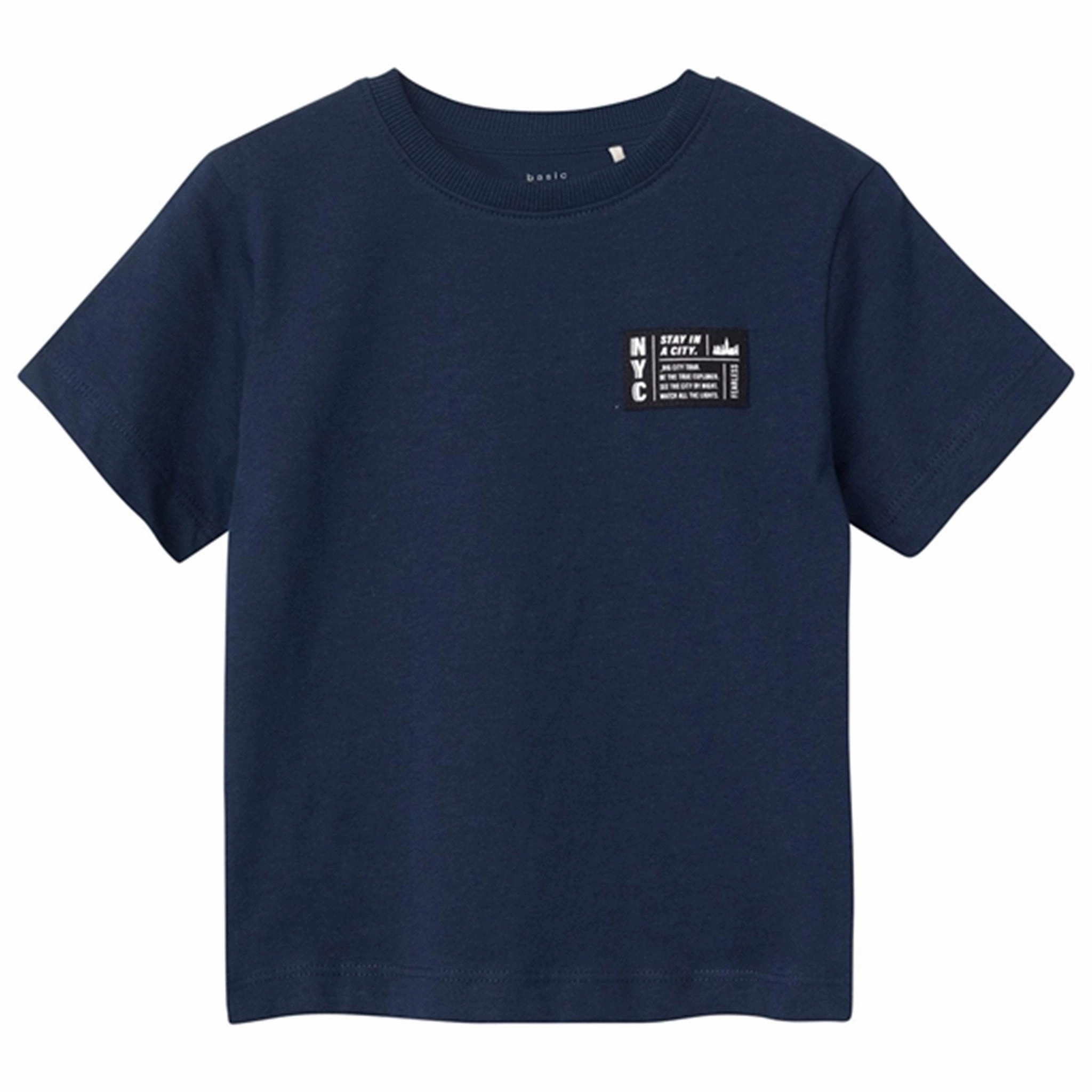 Smart Casual Look Name it Dark Sapphire Vector Loose T-Shirt