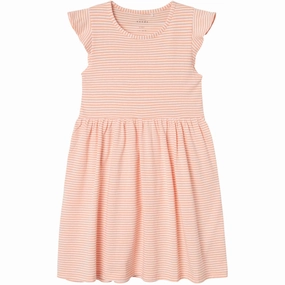 Playful design piece Shared Moment Name It Papaya Punch Vinanna Capsl Dress