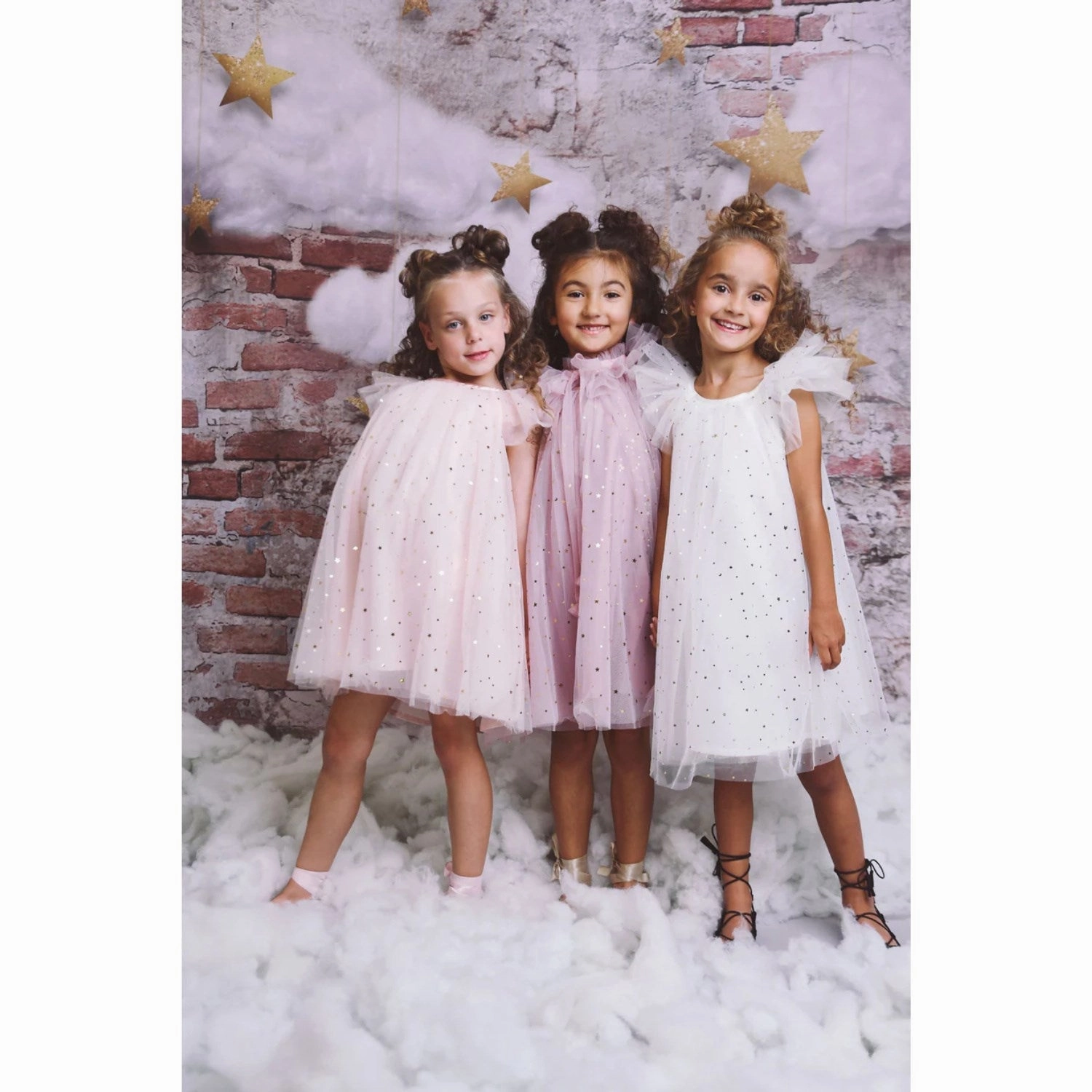 Dolly by Le Petit Tom Tulle Fairy Dress Pink Fashionable event gown All Gender Fit