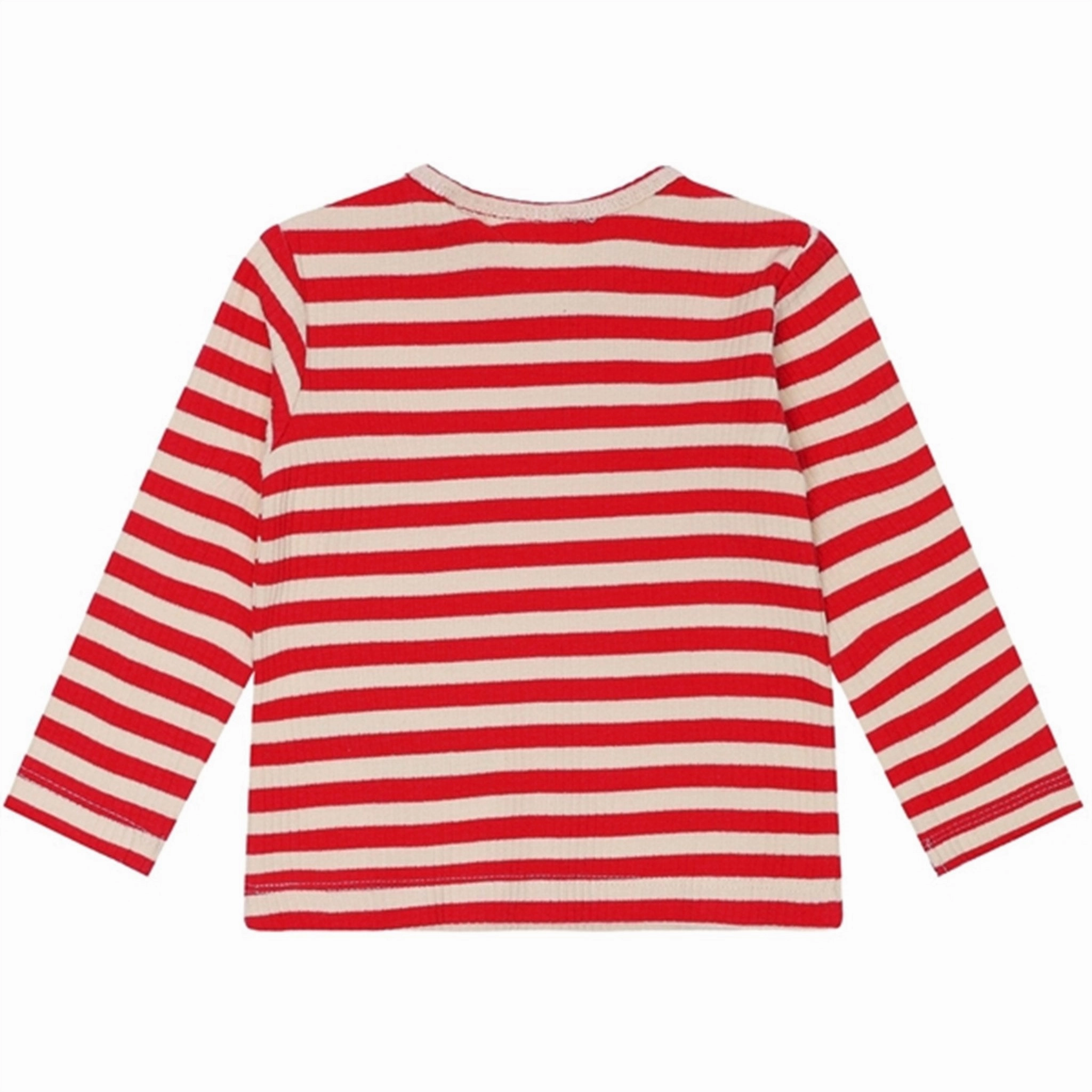 THE NEW Siblings Geranium Fro Rib Blouse Timeless elegance Minimalist fashion