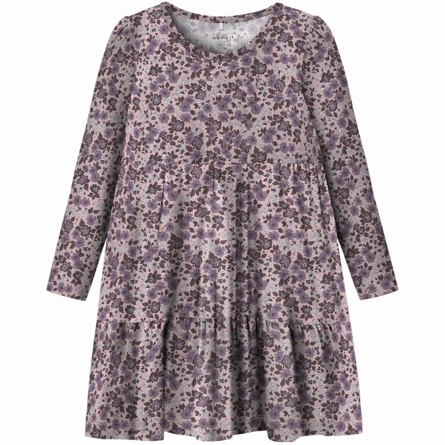 Odor-Control Chic Everyday Wear Name It Burnished Lilac Nmfoalia Ls Dress