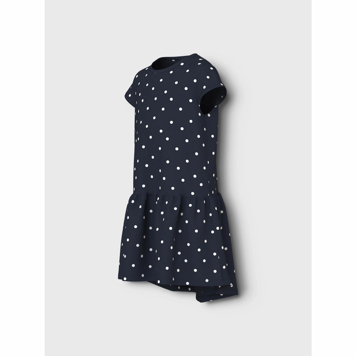 Name It Dark Sapphire Dot Vigga Capsl Dress Pleated design