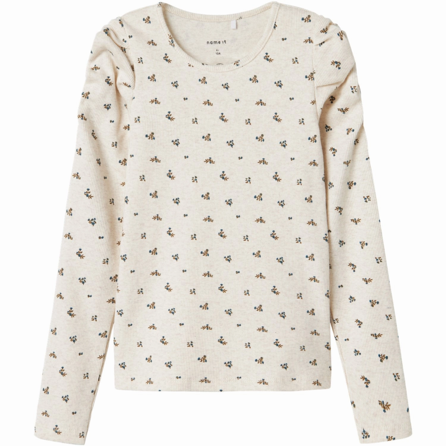 Stretchable Material Name It Peyote Melange Olinne Slim Blouse