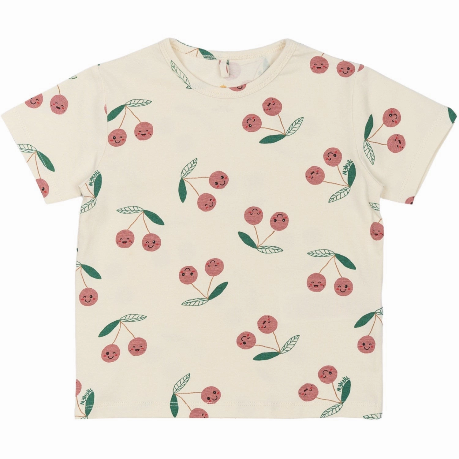 THE NEW Siblings White Swan AOP Olivia T-Shirt Breathable Design Fresh Outfit Style