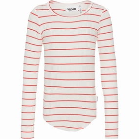 Molo Shell Red Rochelle Blouse Breathable fabric