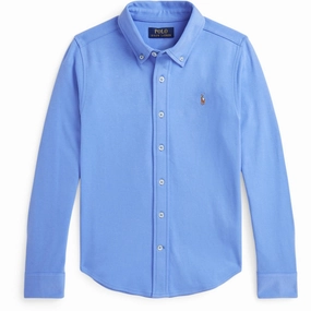 Advanced Moisture Management Polo Ralph Lauren Harbor Island Blue Sport Shirt