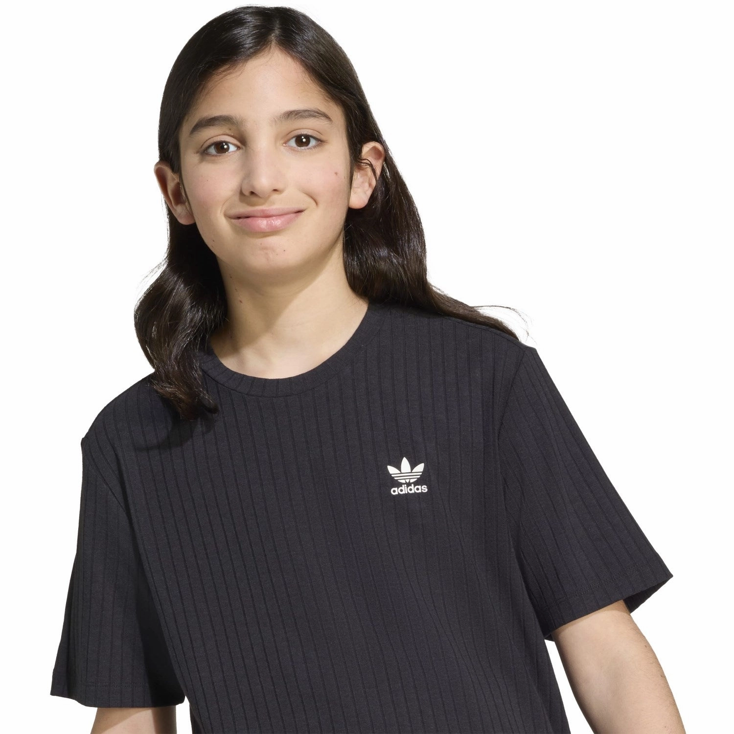 Micro Perforation adidas Originals Black/White Wide Rib T-shirt