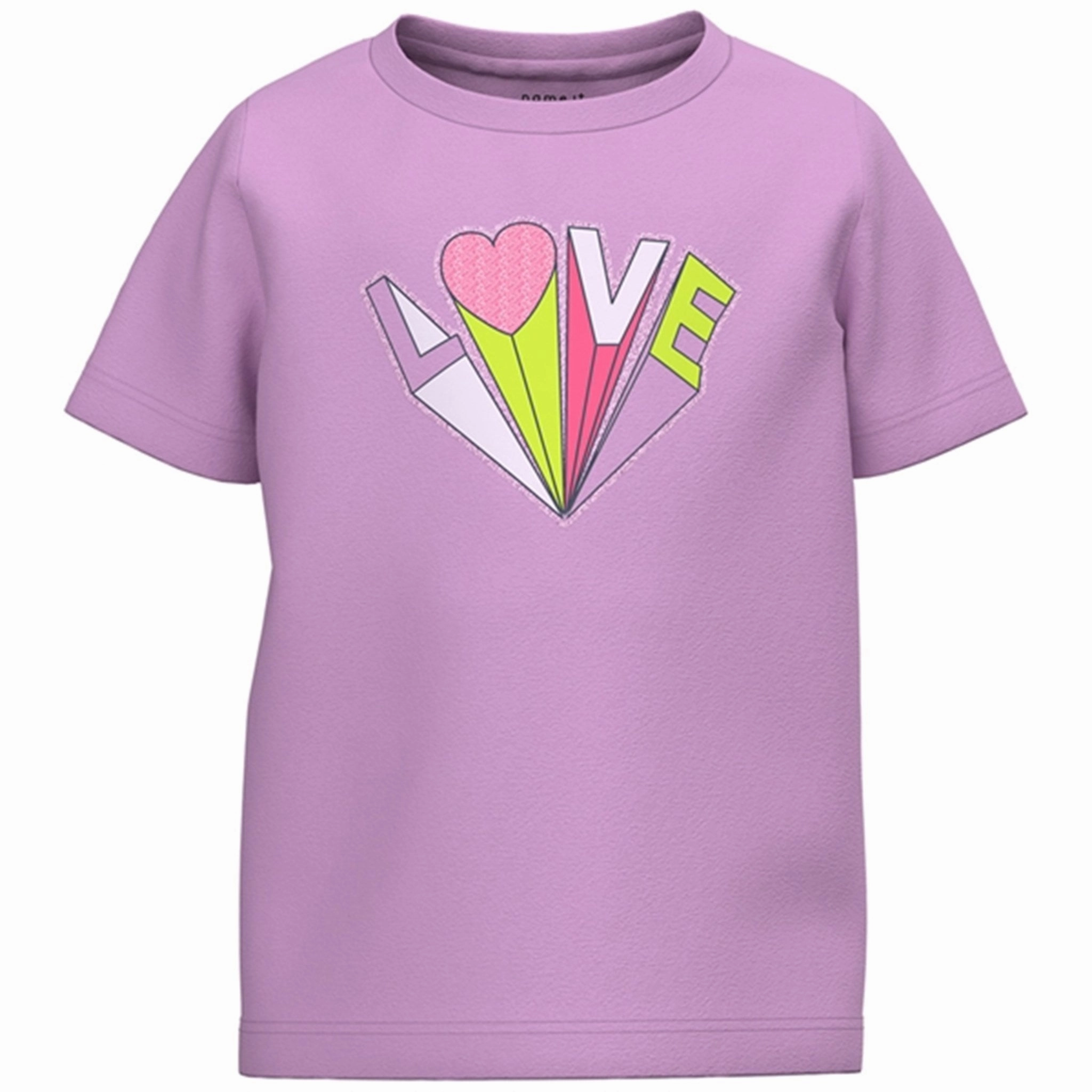 Recommended Raw Hem Finish Name it Violet Tulle Kleo T-Shirt