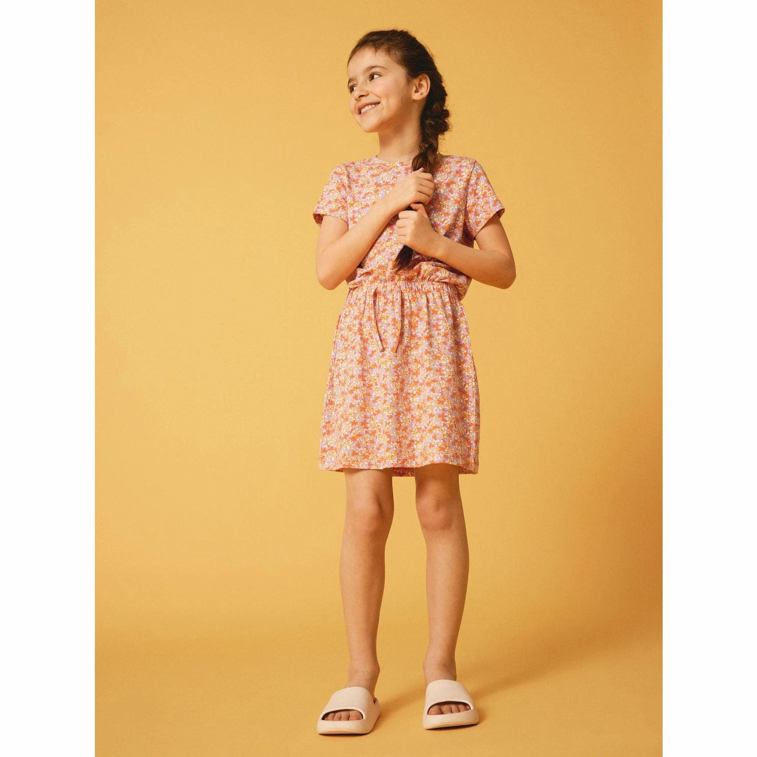 UVProtectiveLayer Lightweight-Comfort Name It Lilac Breeze Jinnia Dress