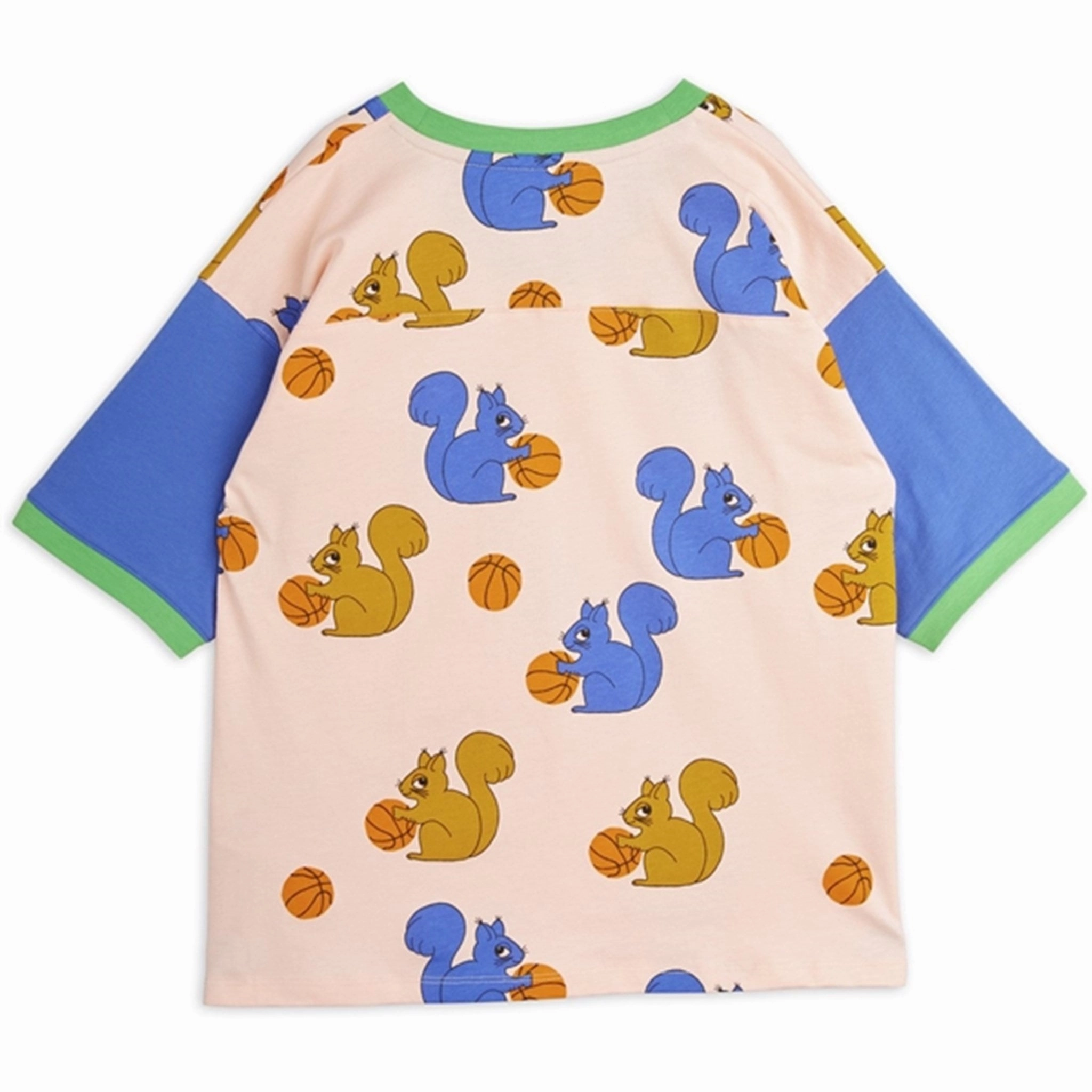 Mini Rodini Pink Squirrels Aop T-shirt Loose Fit Casual everyday wear Cozy Look Wear