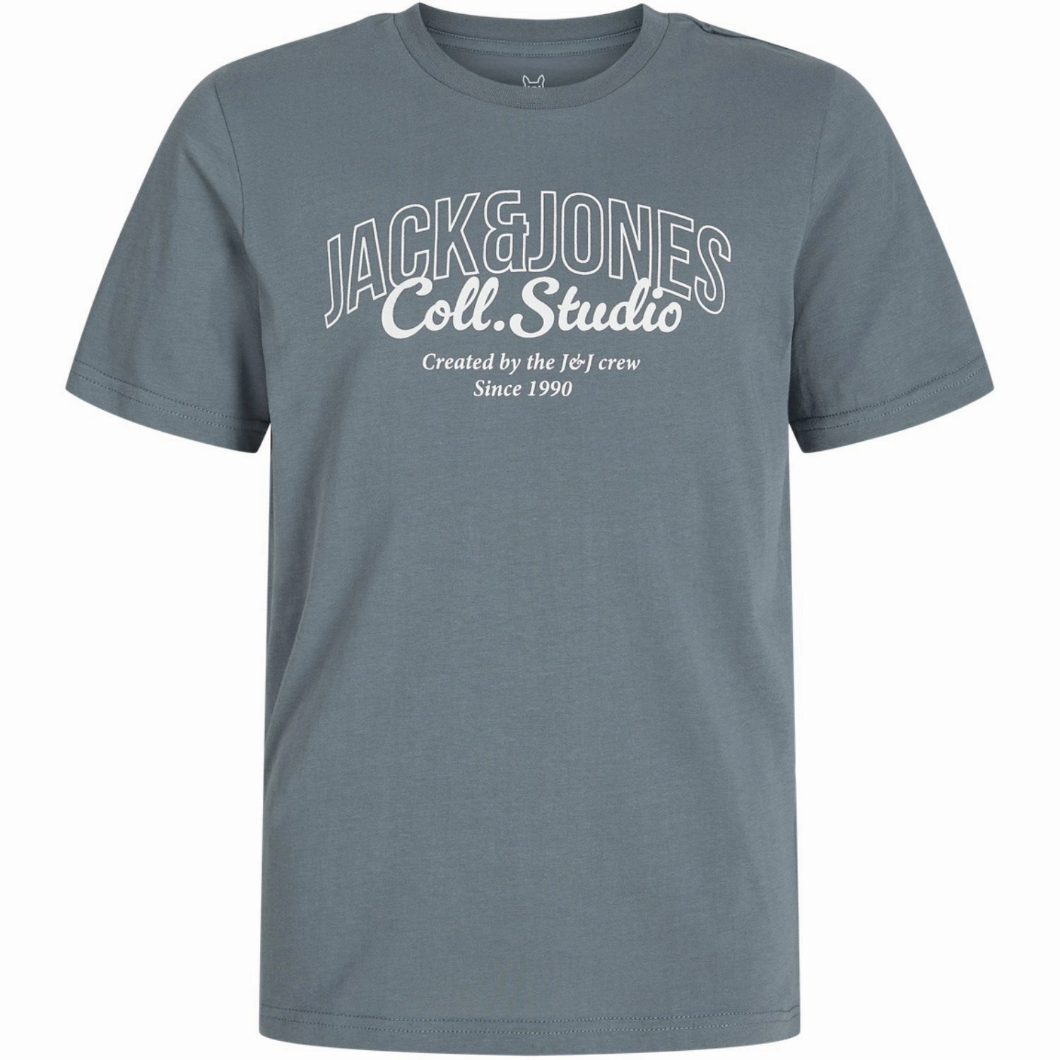 Jack & Jones Junior Stormy Weather Big Print Jjmakoto Tee Ss Crew Neck Jnr Colorfast Material