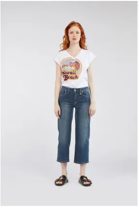 Skinny Fit Casual Essentials Caf??Noir Pantalone Denim Culotte Greta C7JJ3150 B007 blu medio chiaro