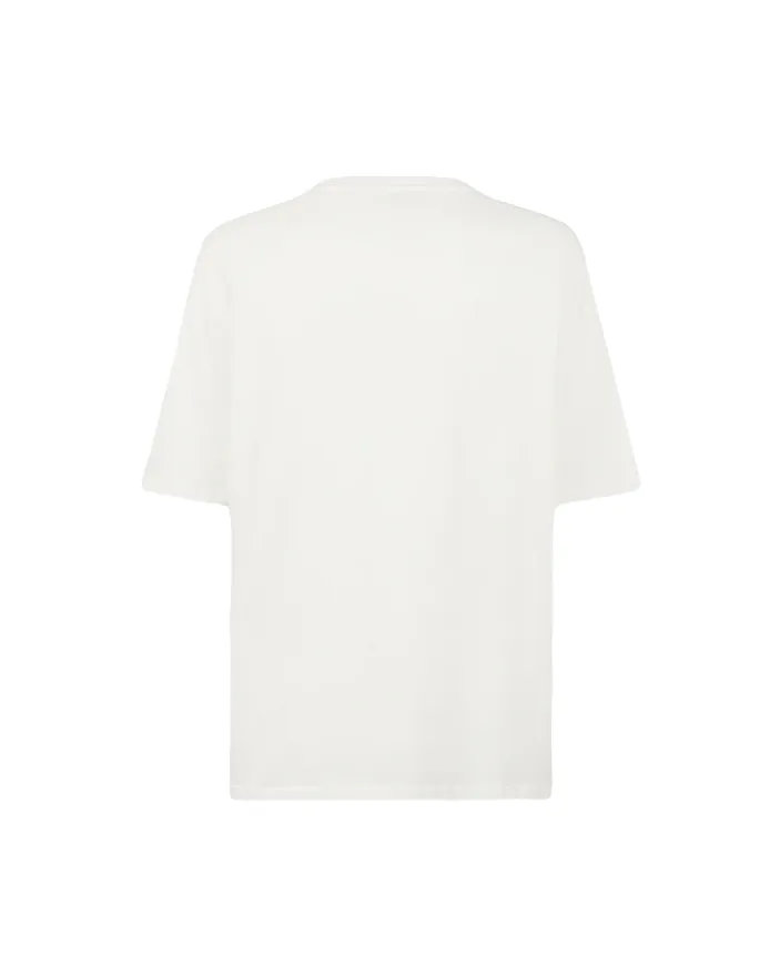 Easy Care Material Quality Layer Phobia T-shirt unisex bianca con fulmini viola grigi fuxia PH00108PUGRFU