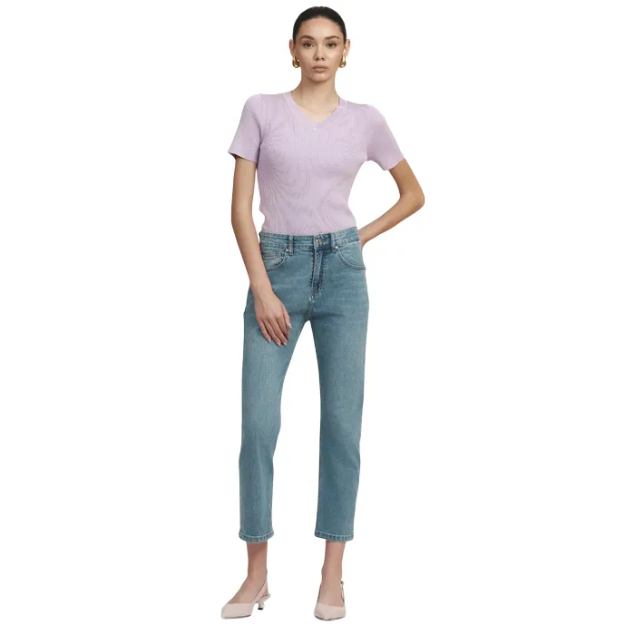 Griffai pantalone in jeans da donna Loose in tela comfort DGP6165 denim City Ready