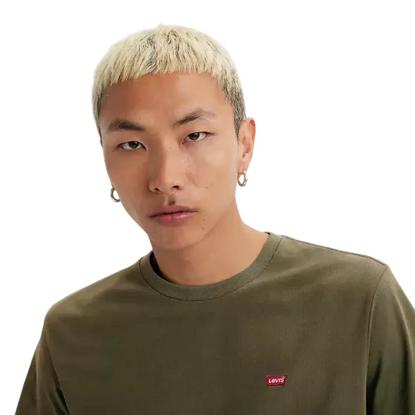 Comfy Style Modern Layer Levi's maglietta manica corta da uomo Housemark Original Little Logo 566050021 verde