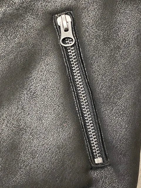 Censured giacca da uomo con collo pelliccia Combo Shearling JM4054T FSNY 90 nero Reflective accents