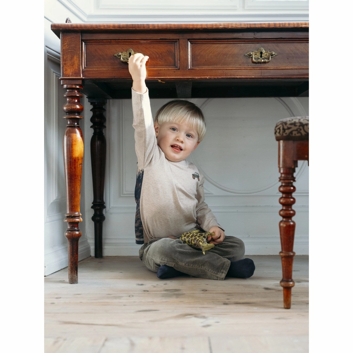 Trendy Look Hust & Claire Beige Melange Anton Blouse