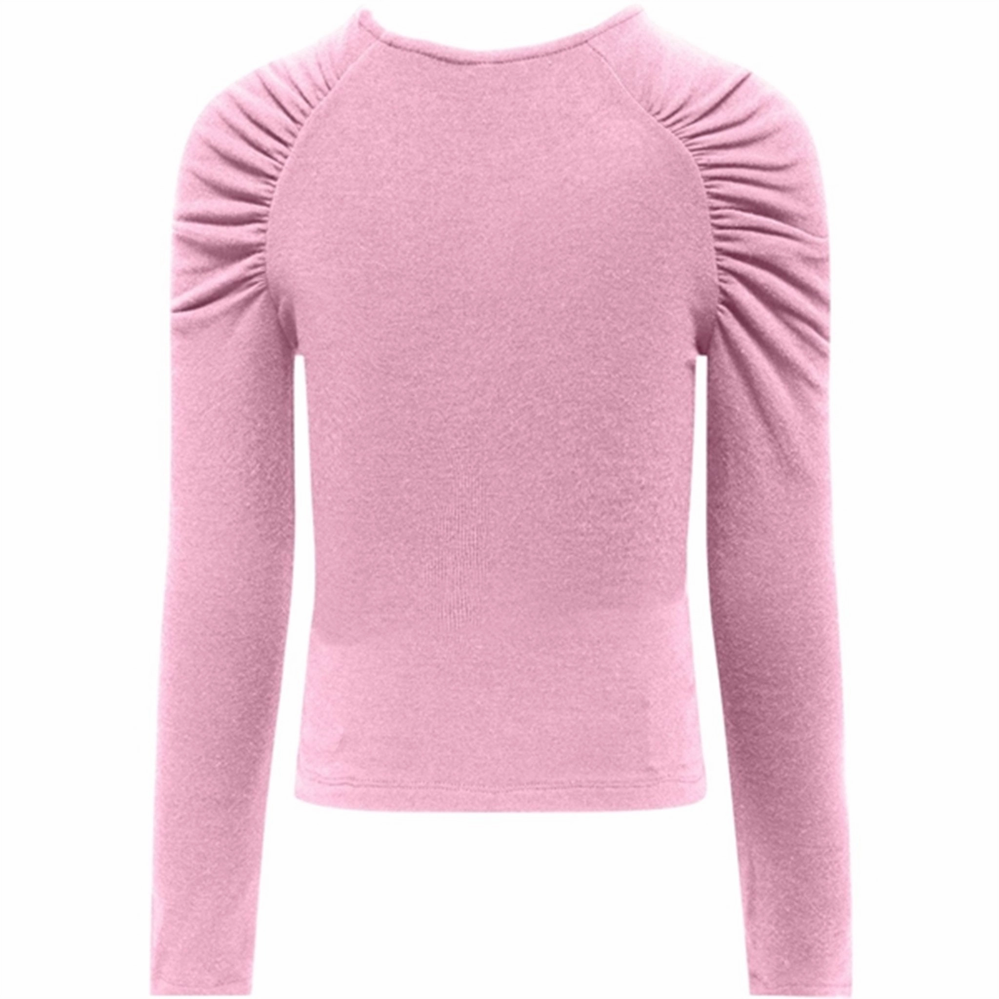 Vibrant Hue kids only Pink Lady Glamour Puff Sleeve Blouse