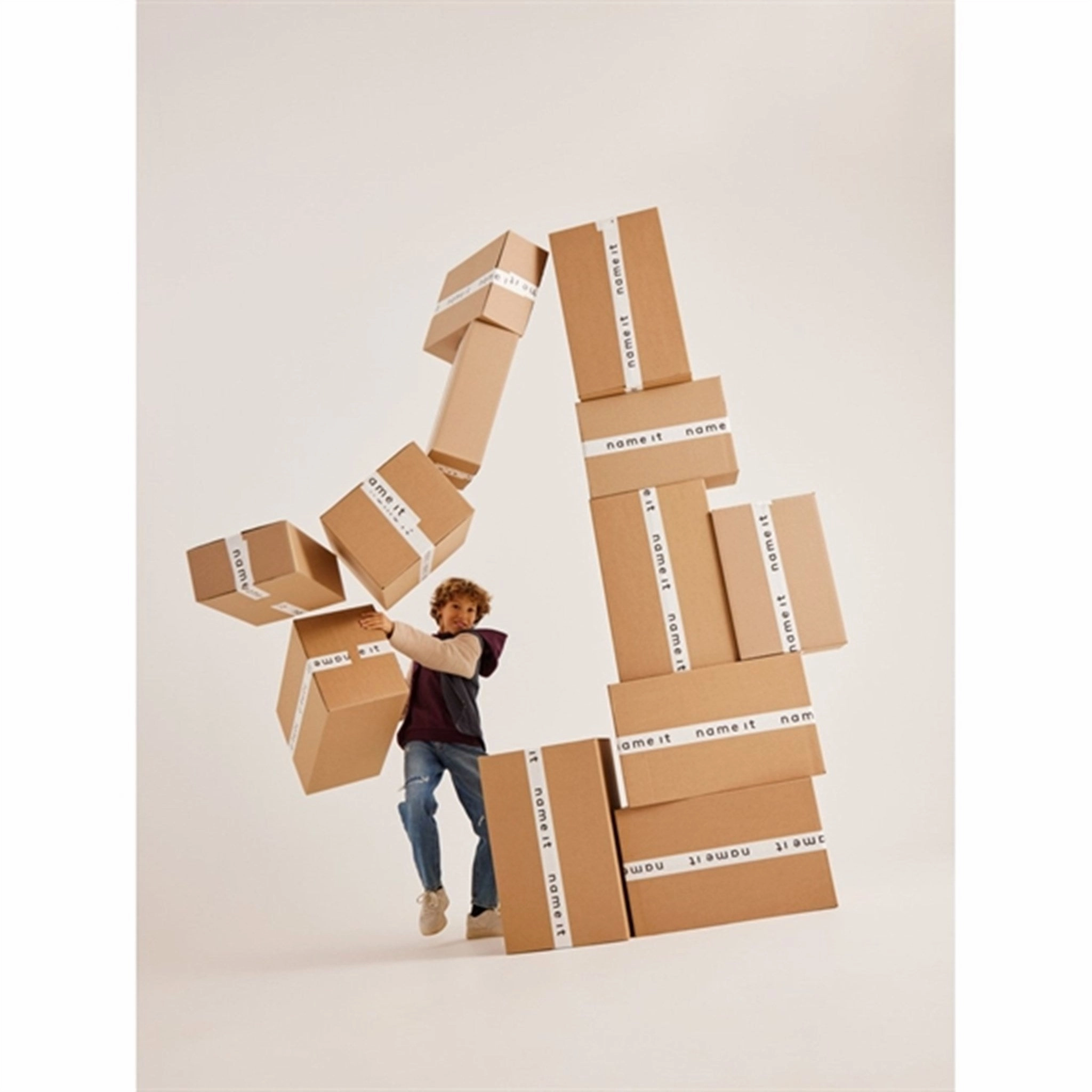 Artist Vibe Work Meeting Casual Base Style Name it Medium Blue Denim Sidney Tapered Jeans