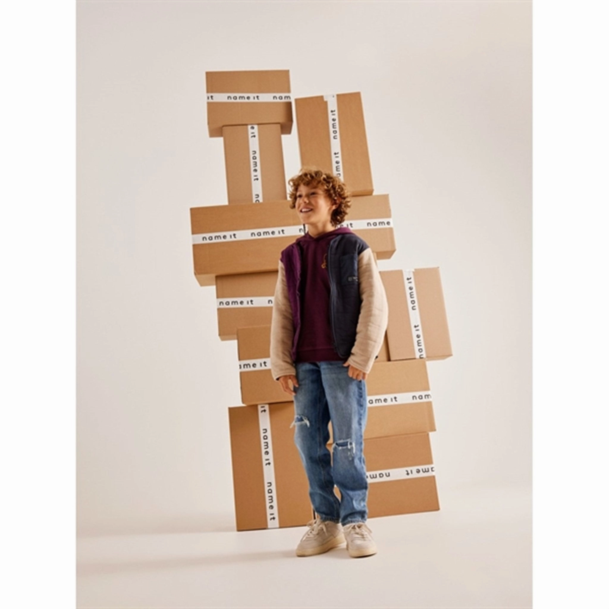 Name it Medium Blue Denim Sidney Tapered Jeans Easy Match All Season