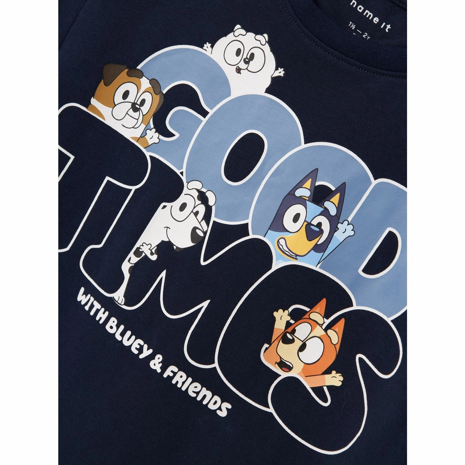 Seamless Shoulder Construction Matte Look Name It Navy Blazer Niels Bluey Regular Blouse