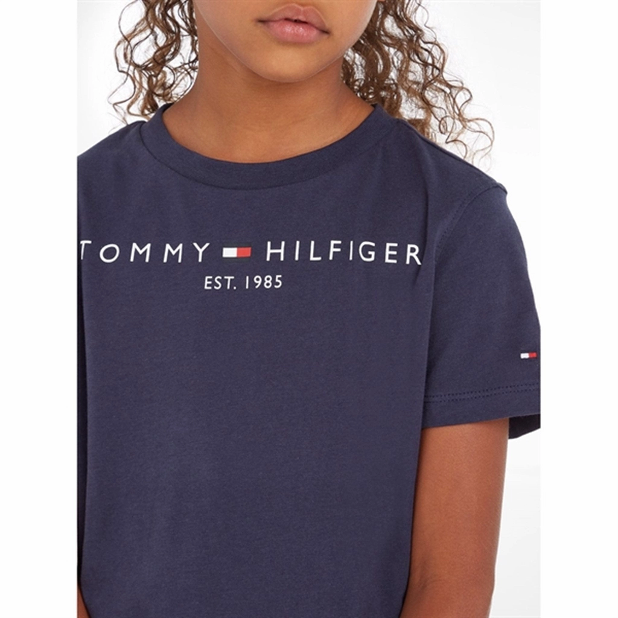 UV protected Tommy Hilfiger Essential T-Shirt Twilight Navy