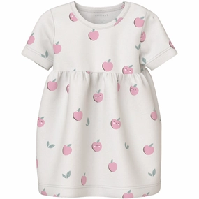 Name It Cloud Dancer Apples Vandora Dress Dress-Up Style