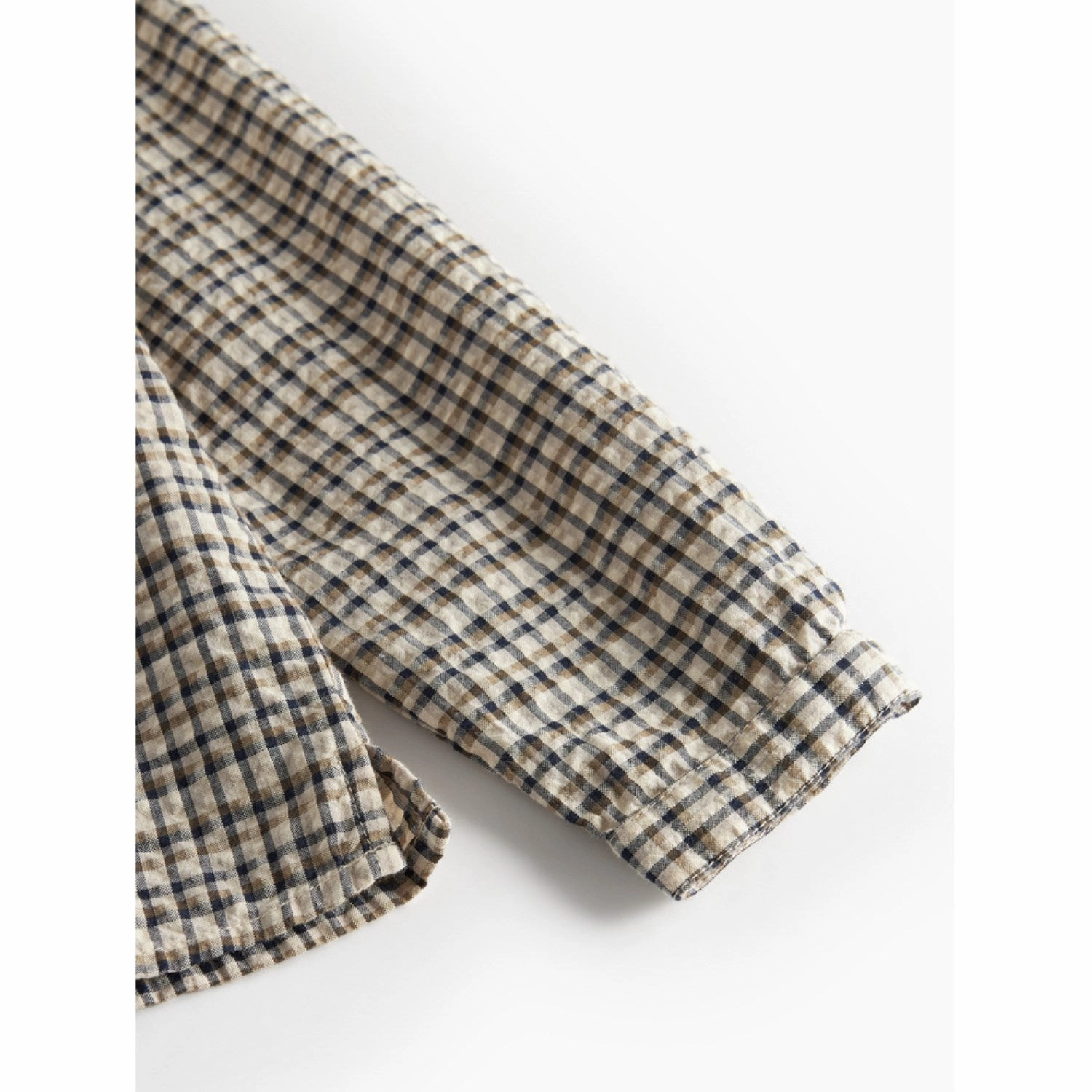 Comfortable Wear MarMar Seersucker Check Pilot Navy Check Tokyo Shirt