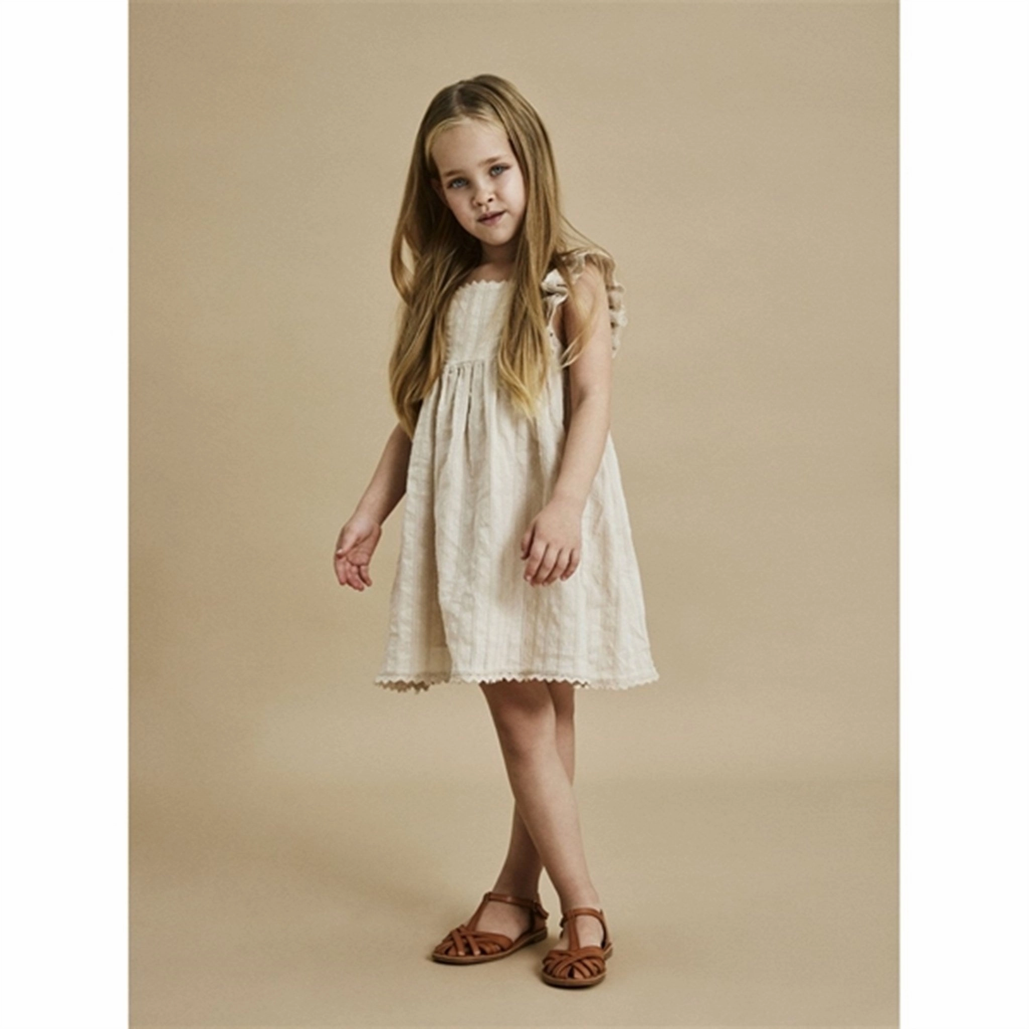 Lil'Atelier Sandshell Fannie Dress Family Vibe