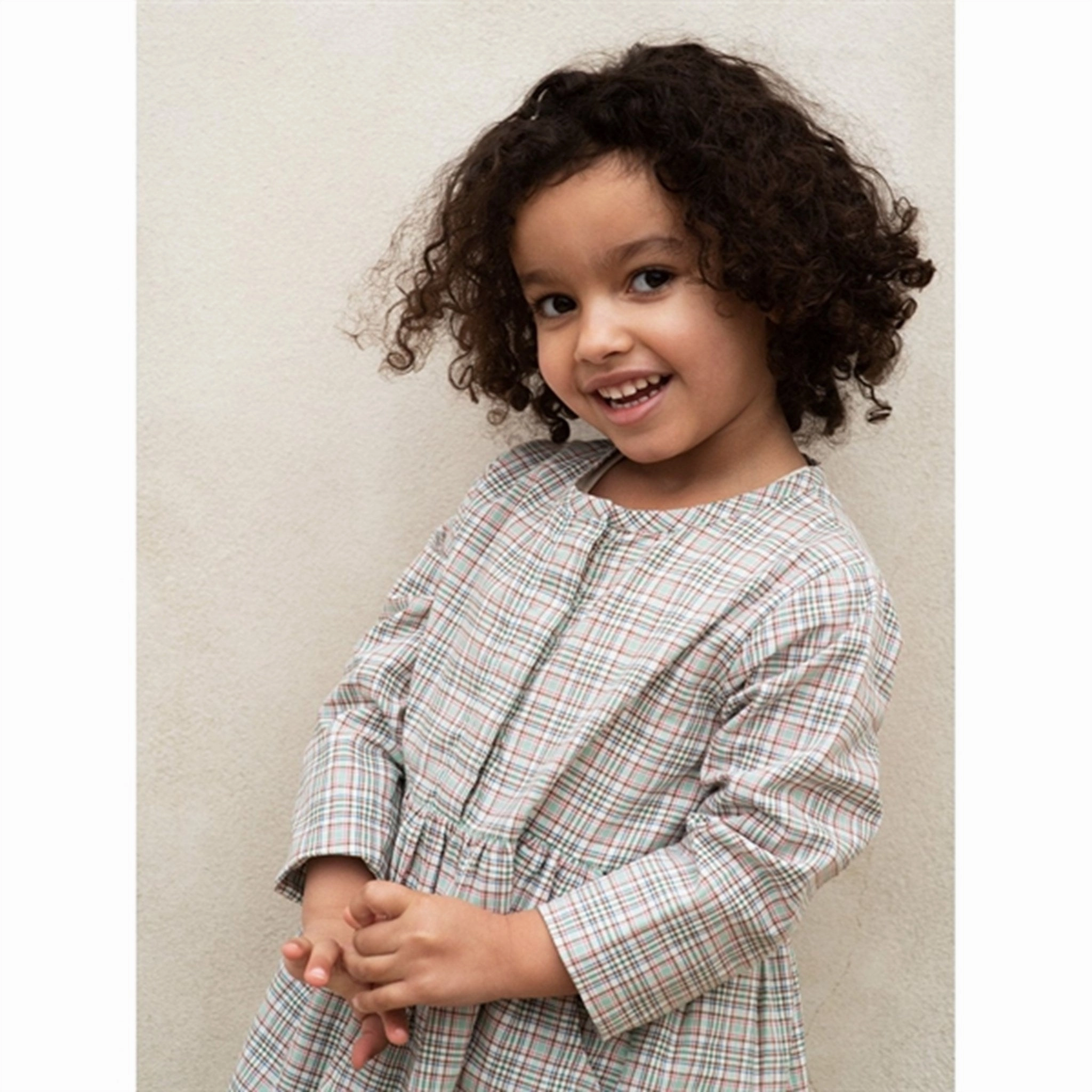 Relaxed Finish Comfortable Design Wear Serendipity Mintchecks Dress