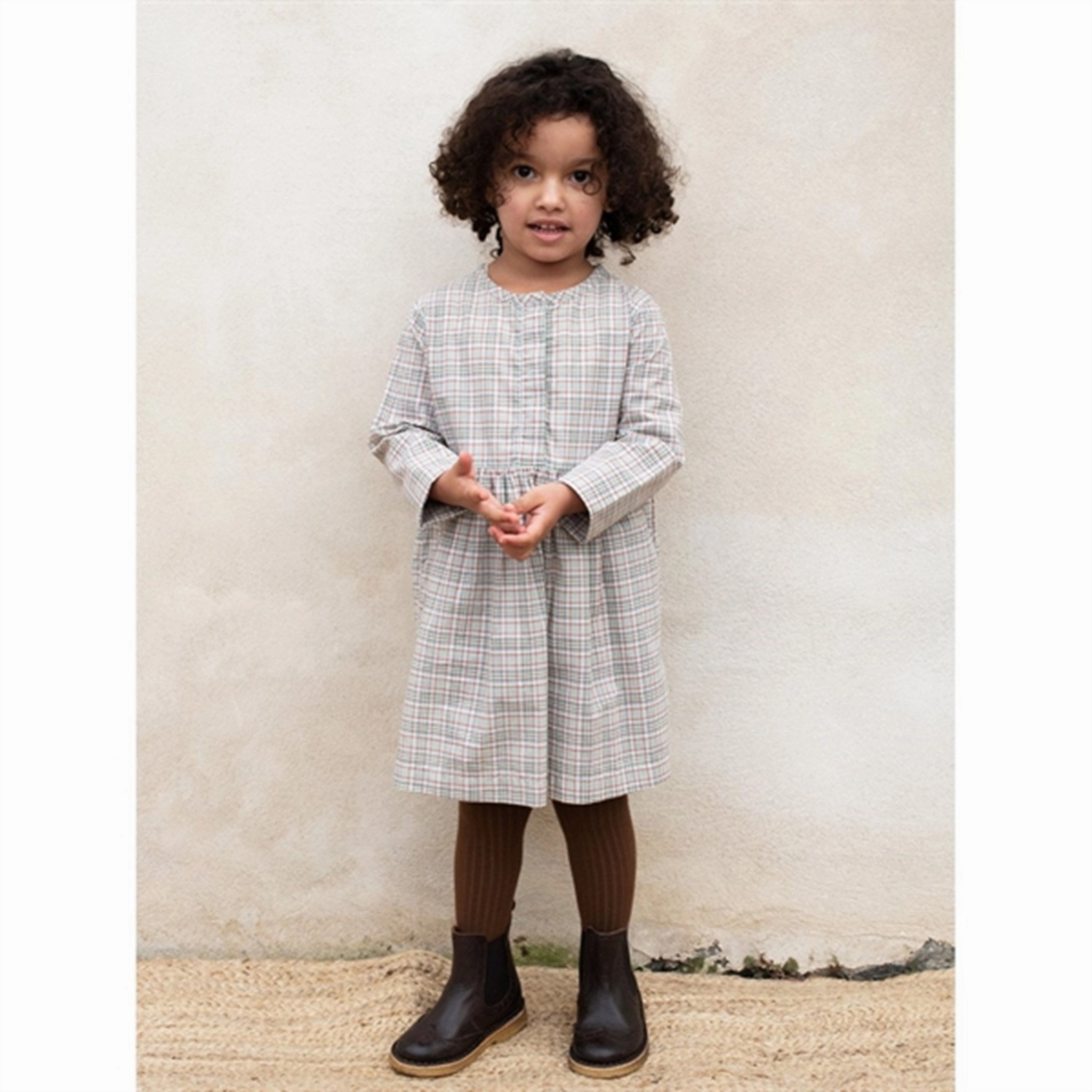 Serendipity Mintchecks Dress Work Ease Sleek Look