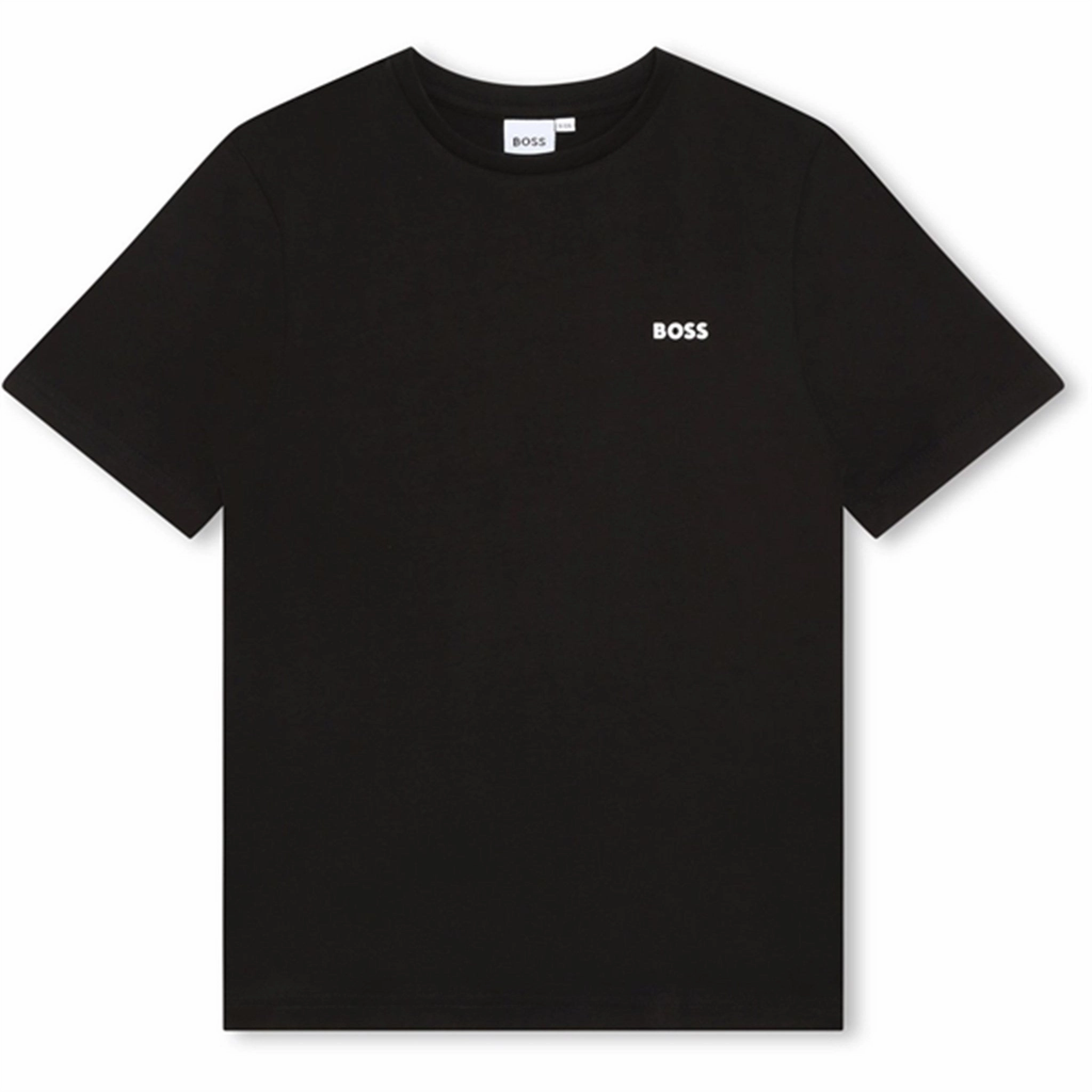 contrast Hugo Boss T-shirt Black