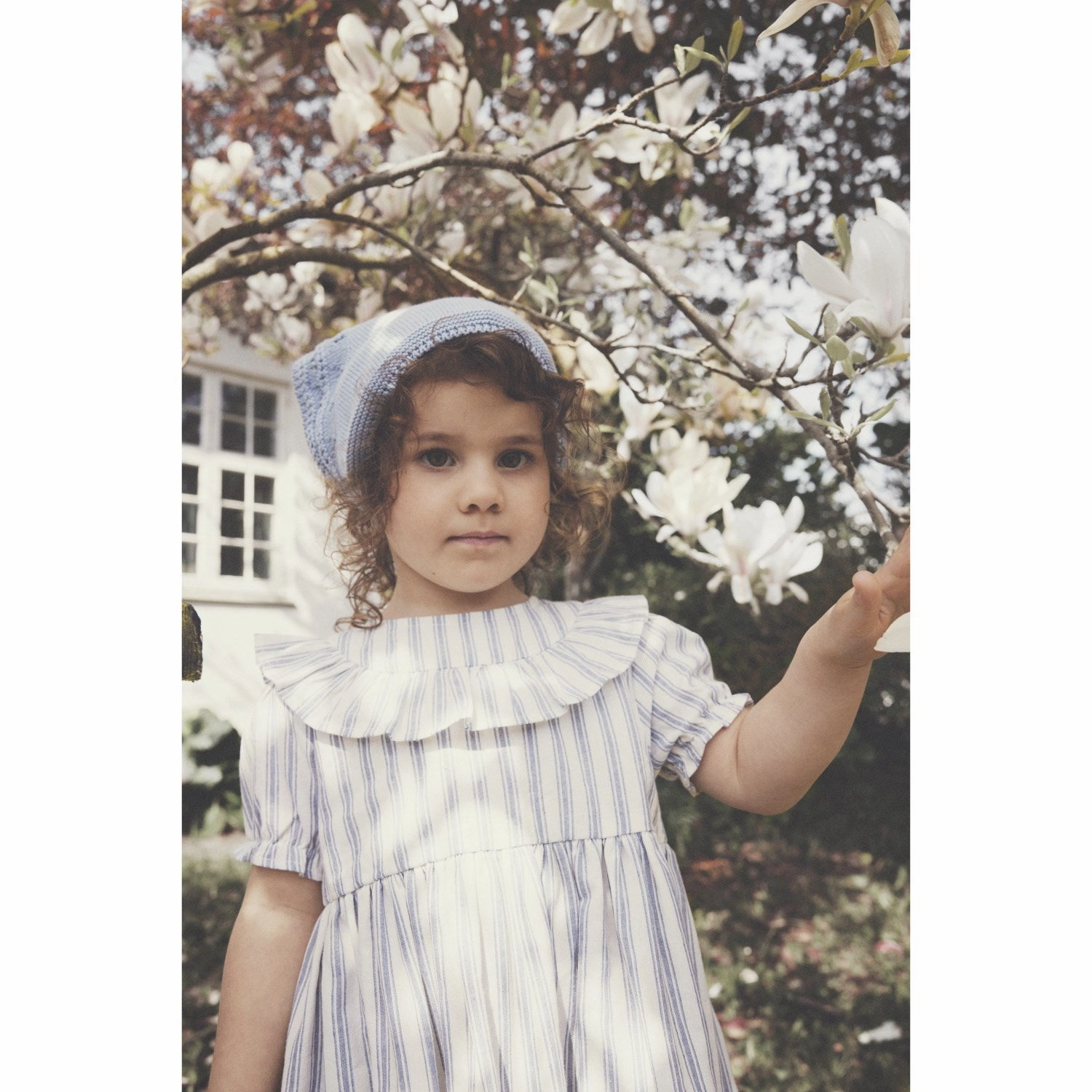 Huttelihut Quiet Harbor Dress Yd Stripe Calm Style Travel piece