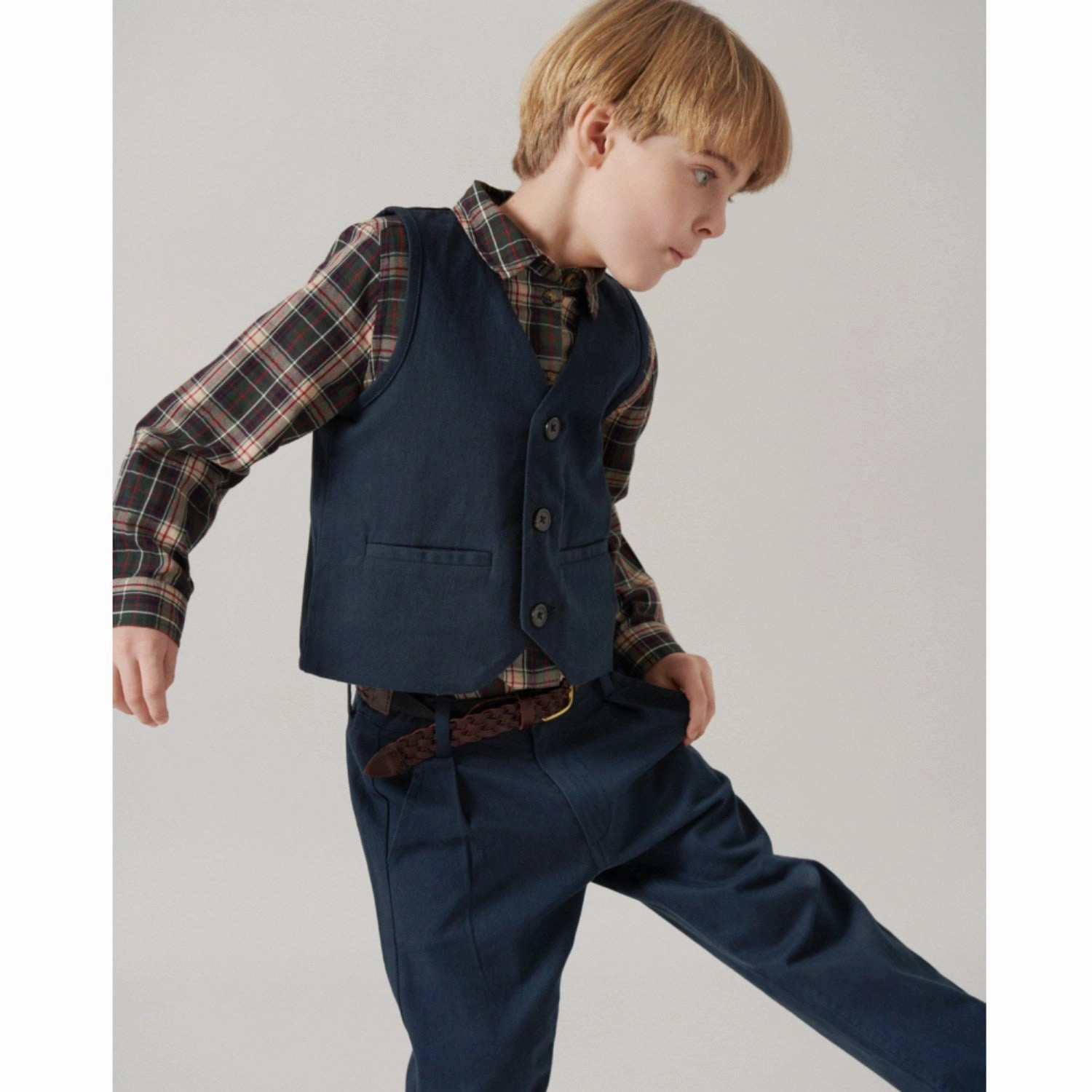 Work Appropriate MarMar Check Pine Check Tommy Shirt