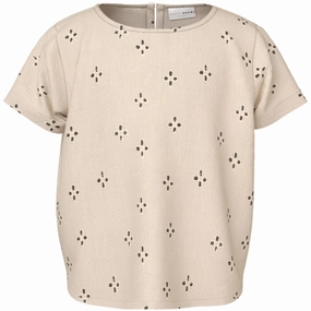 Affordable accessibility Wicking Interlock Knit Name It Buttercream Violeta T-Shirt