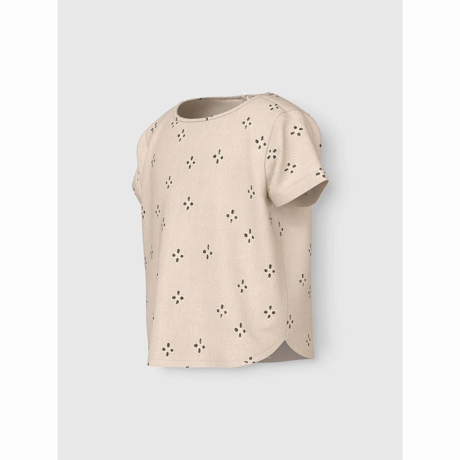 Drop Shoulder Design Versatile Style Trend Name It Buttercream Violeta T-Shirt