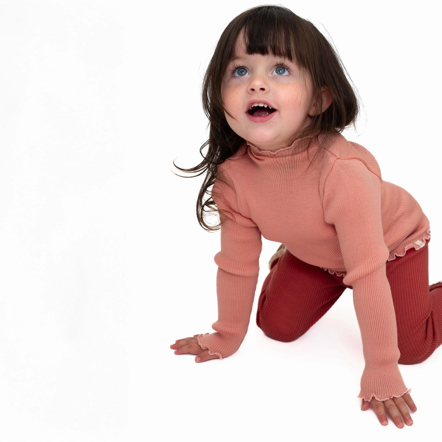 Minimalisma Cloudberry with Pale Blush contrast Alfina Blouse Snug fit