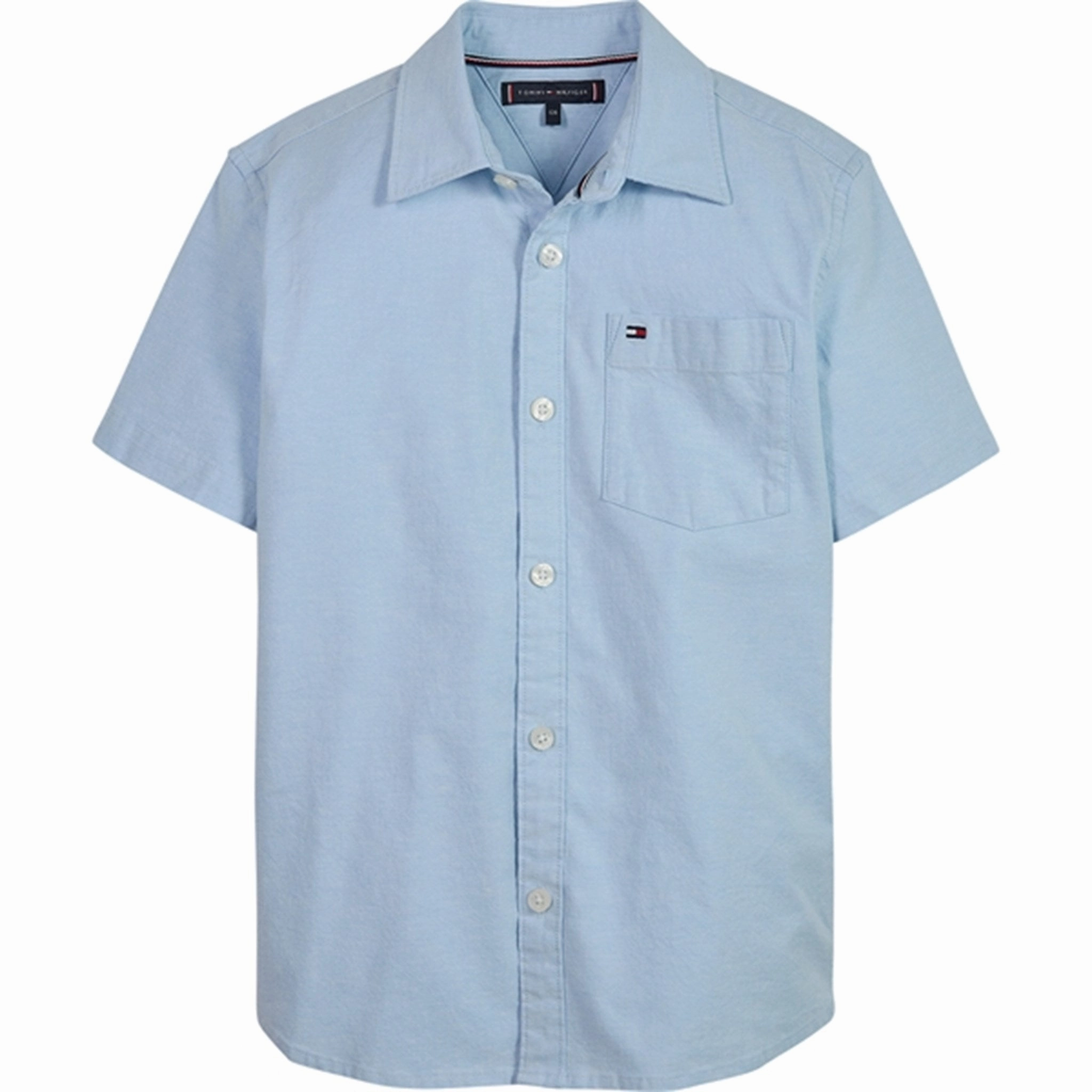 Travel Friendly Tommy Hilfiger Stretch Oxford Shirt Shoreside Blue