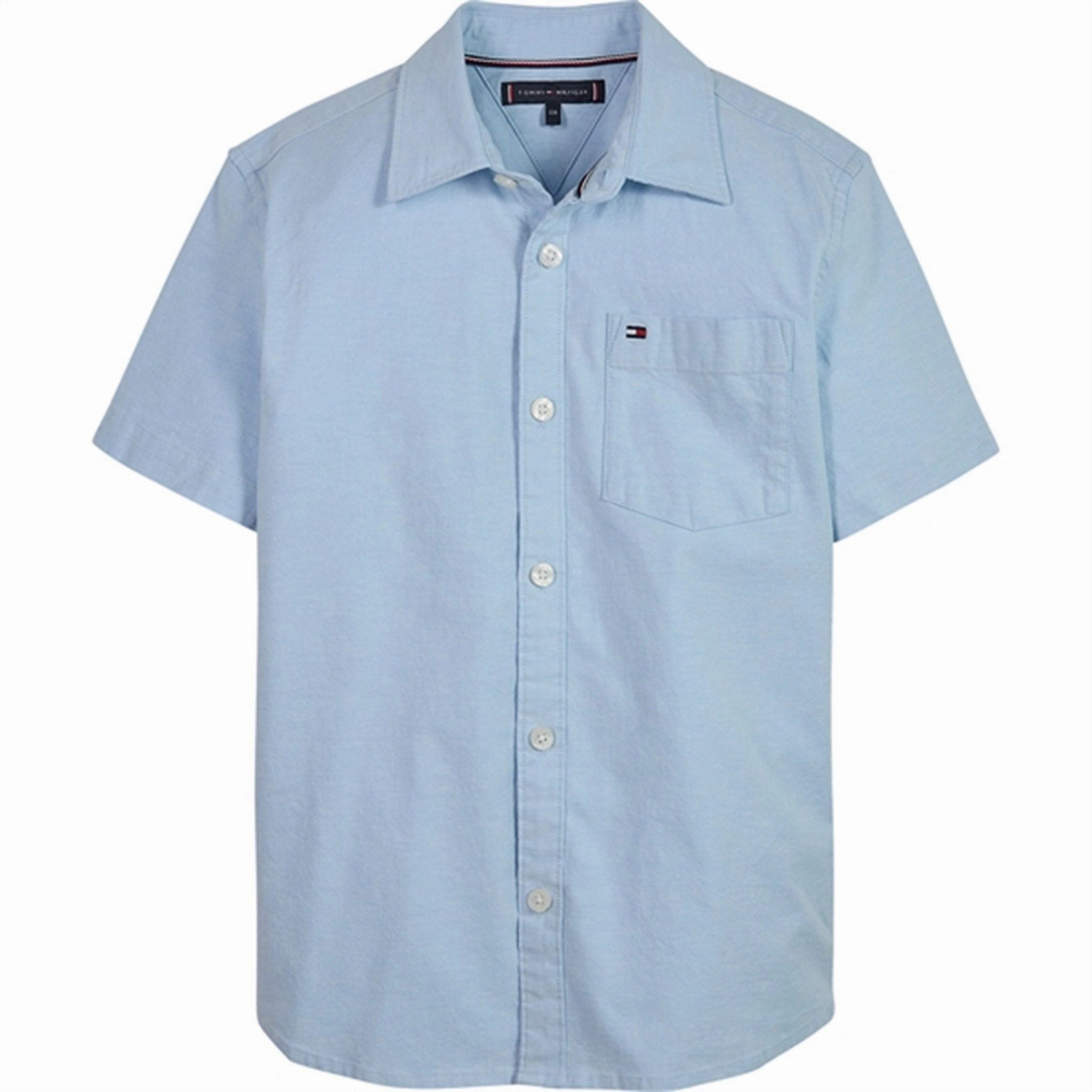 Durable Fabric Tommy Hilfiger Stretch Oxford Shirt Shoreside Blue