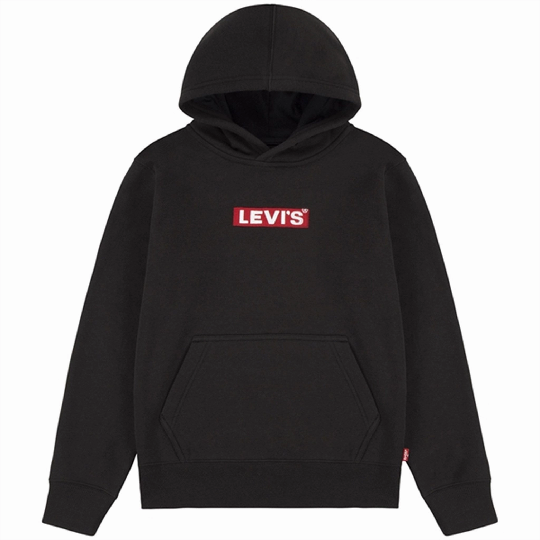 Levi's Box Tab Pullover Hoodie Meteorite V-Neck Breathability